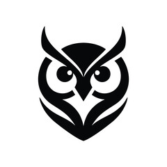 owl logo design template