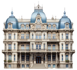Fototapeta premium PNG Art nouveau residential building architecture house city