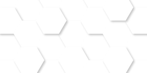 	
White grid tile hexagon creative background with hexagons. Abstract hexagon polygonal pattern background vector. seamless bright white abstract honeycomb background.