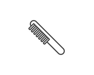 Vector graphic icons of beauty in the form of combs for massage or darsonval procedures.