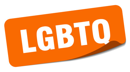 lgbtq sticker. lgbtq label