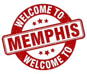 Welcome to Memphis stamp. Memphis round sign