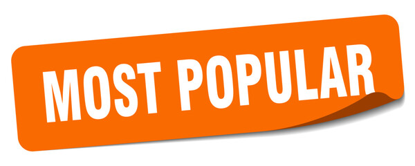 most popular sticker. most popular label © B-design