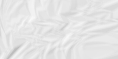 White fabric background. white crumpled paper background texture pattern overlay. wrinkled high resolution arts craft and Seamless white crumpled paper crinkle crushed background.