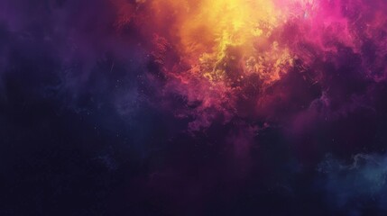 Abstract Nebula with Vivid Hues