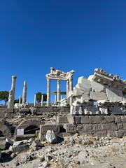 Bergama Acropolis Archaeological - Pergamon was established in the 3rd century BC as the capital of the Attalid dynasty.