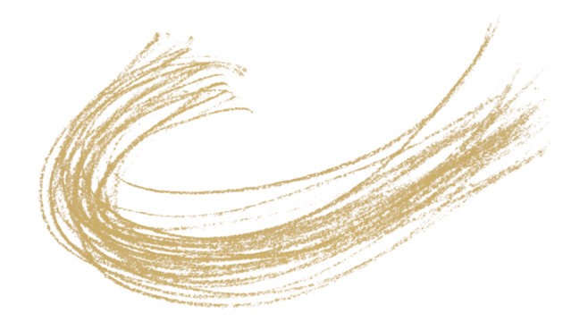 Light brown pencil strokes isolated on transparent background.