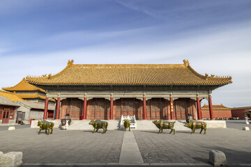 Beijing Palace Museum - Arrow Pavilion Military Equipment Museum - Copper Bull