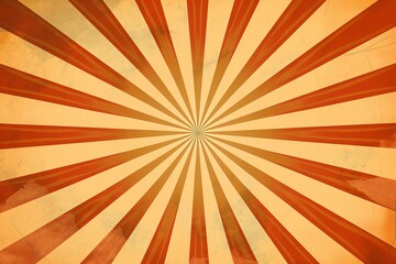 Obraz premium Retro inspired sunburst design featuring a radial gradient with concentric circles, perfect for backgrounds or nostalgic themed projects