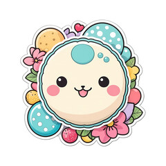 Cute Kawaii Cat Stickers Clipart