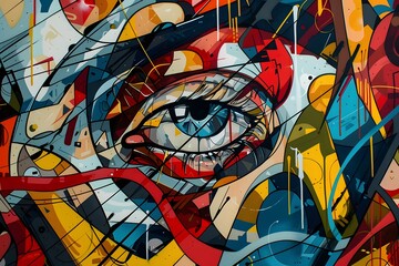 Chaos Within: Abstract Portrayal of Anxiety