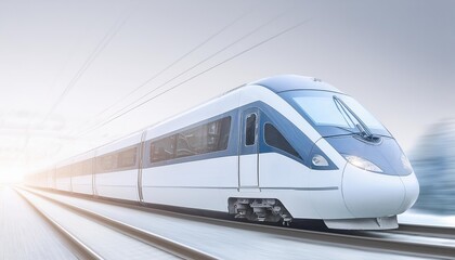 Naklejka premium modern train 