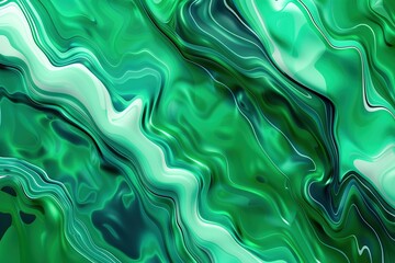 Obraz premium seamless pattern flat illustration style, world map Amazing modern conceptual bright green texture. 3d vertical banner emerald royal color. Oil marble picture with glowing effect. Wavy fluid trendy 