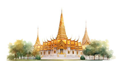 Obraz premium PNG Temple architecture building pagoda