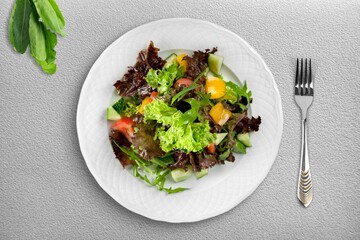 Vegan Bowl fresh salad with Vegetables