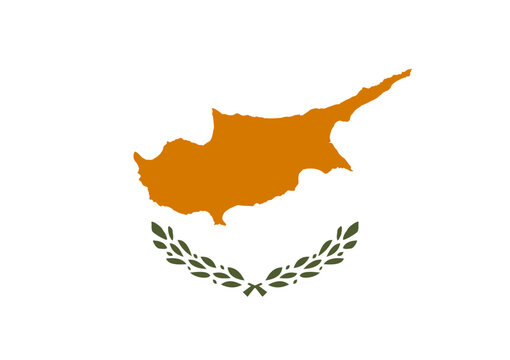cyprus, flag of cyprus - vector illustration
