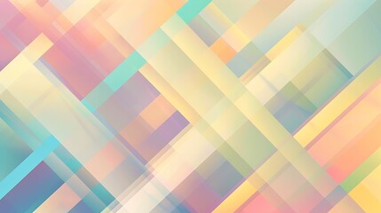 Abstract Geometric Pattern with Pastel Colors