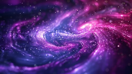 Fototapeta premium Abstract Purple And Pink Galaxy Swirl