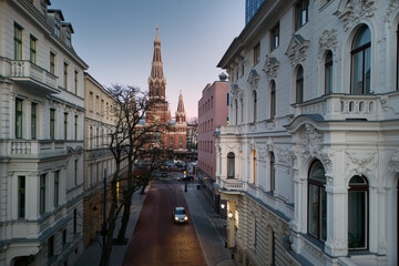 Fototapeta premium Łódź miasto 