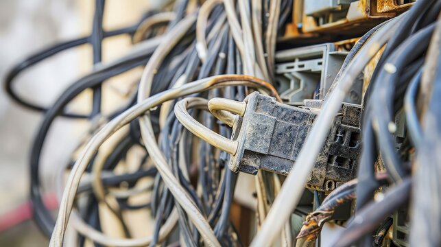 Tangled Wires and Dusty Electrical Components