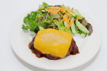 チェダーチーズハンバーグ