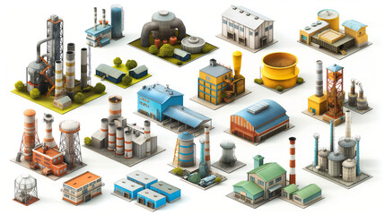 Obraz premium graphic resource for factory and industrial