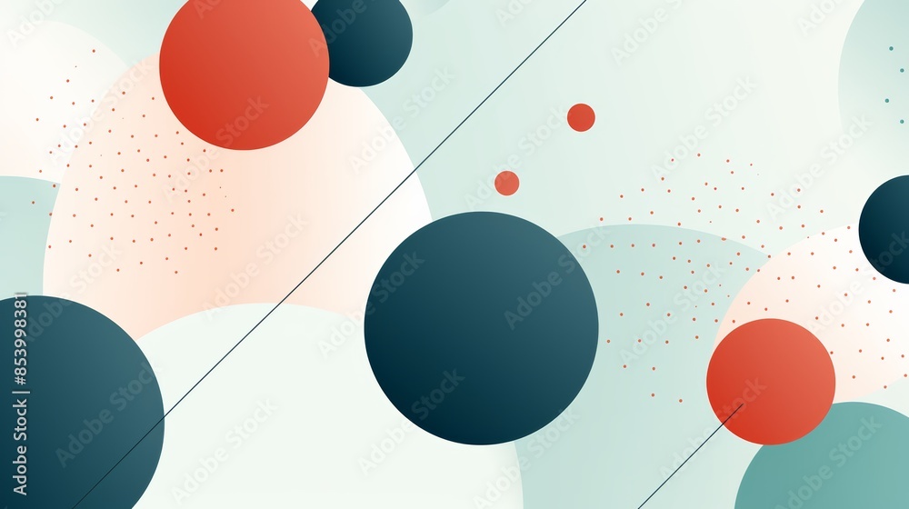 Aufkleber wallpaper pattern in a minimalist style, featuring bold lines and shapes in contrasting colors.