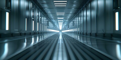 Obraz premium An AI data center processes future possibilities with computational prowess in digital realm. Concept AI, Data Center, Computational Prowess, Future Possibilities, Digital Realm