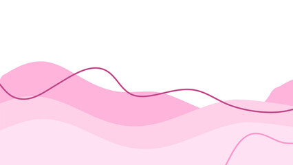 Second pastel pink shapes abstract background. flat pink design background. minimalist pink color background
