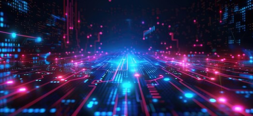 Fototapeta premium Abstract Technology Network Background. Network Background