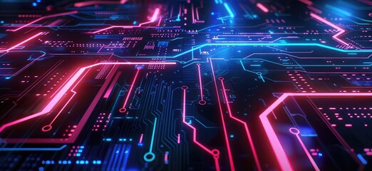 Abstract Technology Network Background.  Network Background