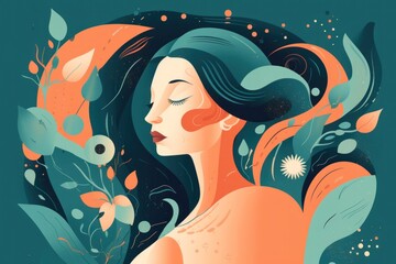 Pink October, Breast Cancer Awareness month, National Cancer Survivors Month, World Mother and Cancer Day concept