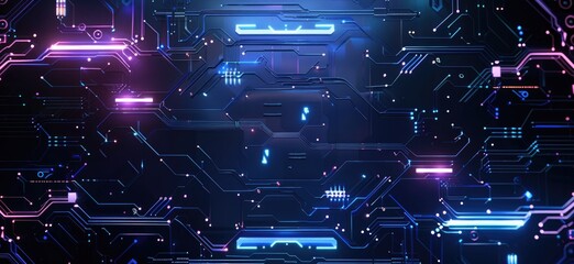 Abstract Technology Network Background.  Network Background