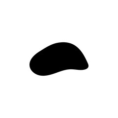 Fluid blob hand-drawn doodle shape. Suitable for design decorations, scrapbooks, yearbooks, children's books, infographics, and more.