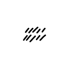 Icon of rain in hand-drawn doodle style. Suitable use for design, decoration, apparel, infographics, scrapbooks, yearbooks, children, kids inspiration and more