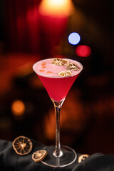 A cocktail is a mixed drink, usually alcoholic. Most commonly