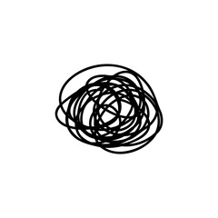 Thread scribble lines. Suitable for scrapbooks, yearbooks, children's books, infographics, and more.