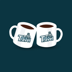 Creative Mug vector Template design.