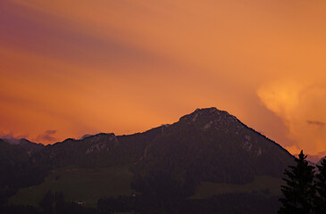 Abendstimmung im Berchtesgadener Land