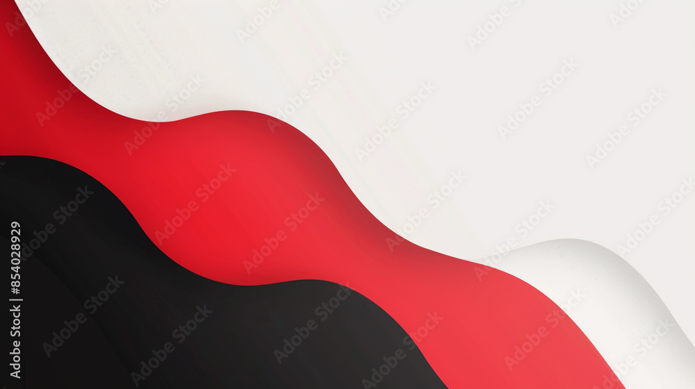 Canvas Prints red, black and white gradient background. powerpoint and business background