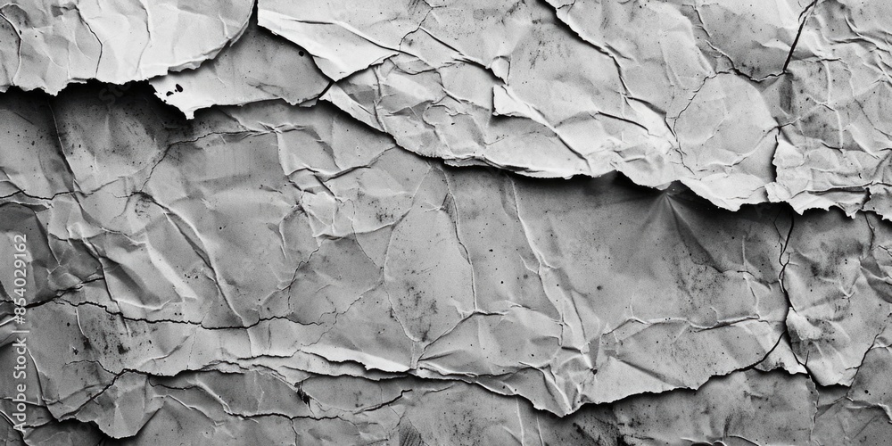 Poster A close-up shot of a cracked wall with a rough texture, suitable for use in architecture or construction related contexts