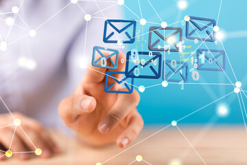 Mail Communication Connection message to mailing