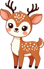 A cute Dear vector illustration 