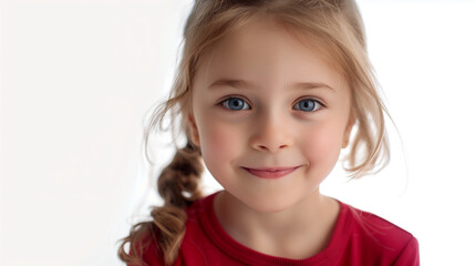 russian female child smiling portrait