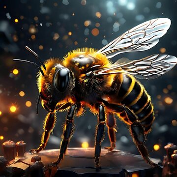 Bee-in-Christmas-season 