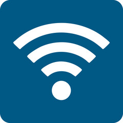 Wifi, wireless, internet signal icon logo template