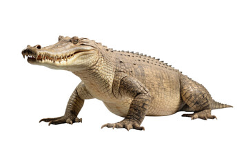 Naklejka premium crocodile on a transparant background, PNG, Generative AI
