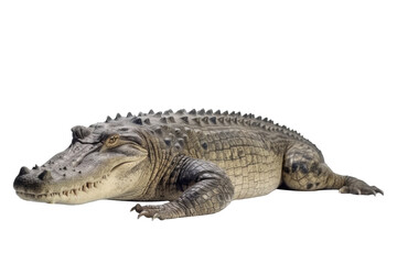 Obraz premium crocodile on a transparant background, PNG, Generative AI