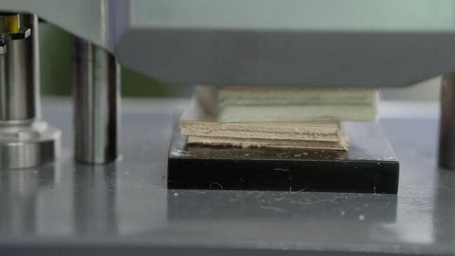 Machine for testing materials for strength.