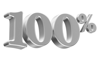 100 Percent Silver Number 3D